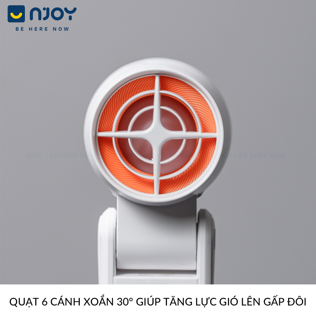 Quạt cầm tay Mini siêu nhỏ gọn chống ồn sạc tích điện type c pin dung — ảnh 6