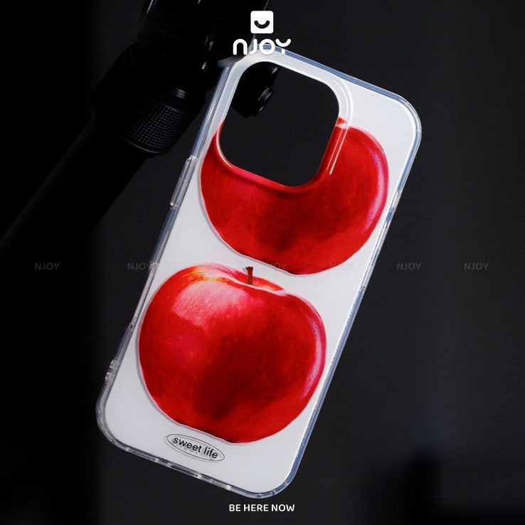 Ốp lưng in hình táo art sweet life có túi khí — iPhone 14 Pro