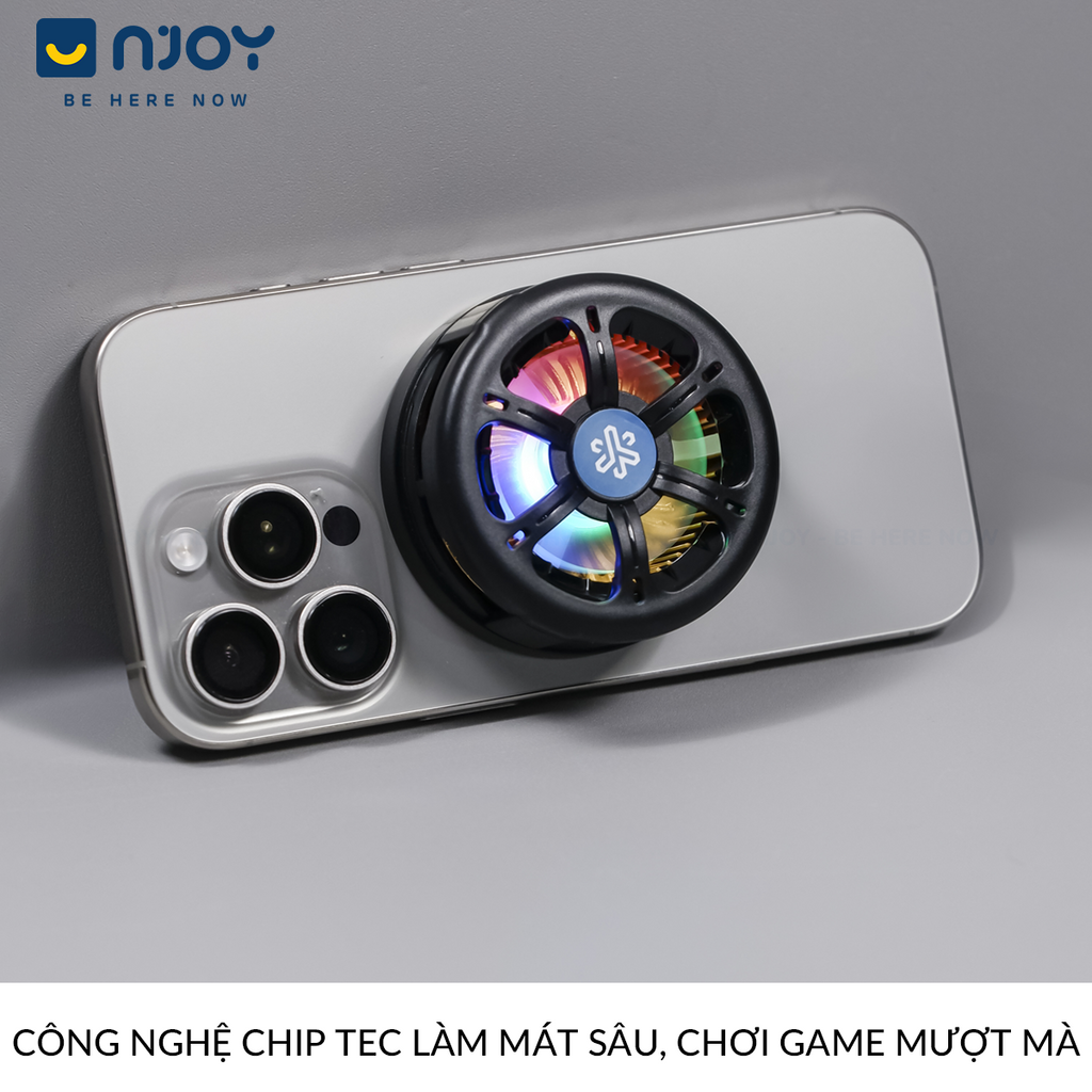 Quạt tản nhiệt điện thoại không dây sò lạnh làm mát hỗ trợ chơi game — ảnh 9