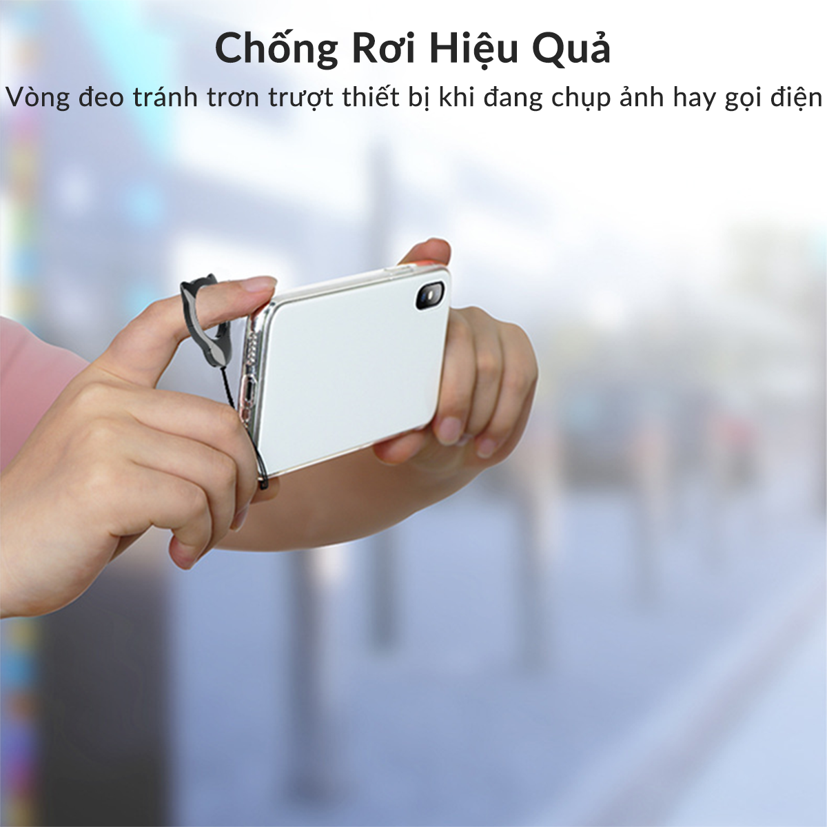 Móc khóa khóa mèo đen tiện dụng chống thất lạc cho chìa khóa điện — ảnh 2