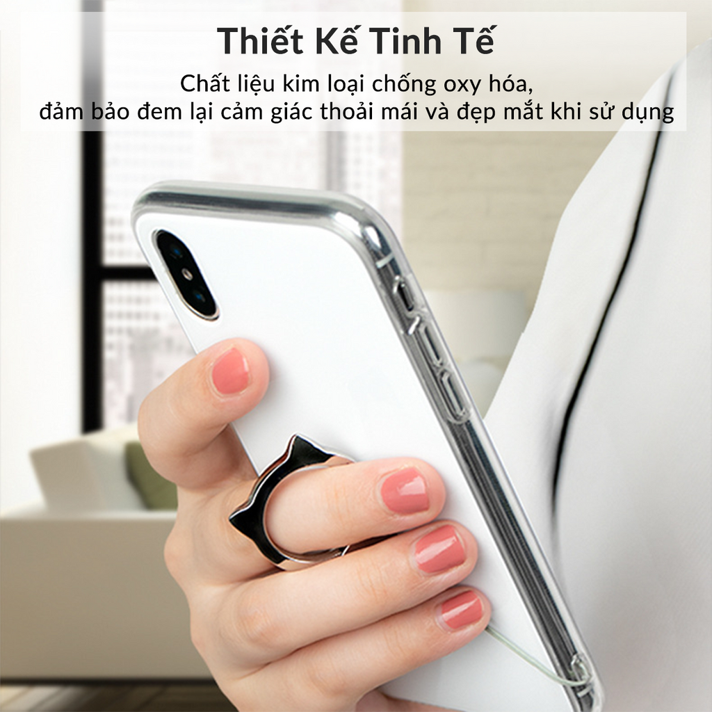 Móc khóa khóa mèo đen tiện dụng chống thất lạc cho chìa khóa điện — ảnh 3