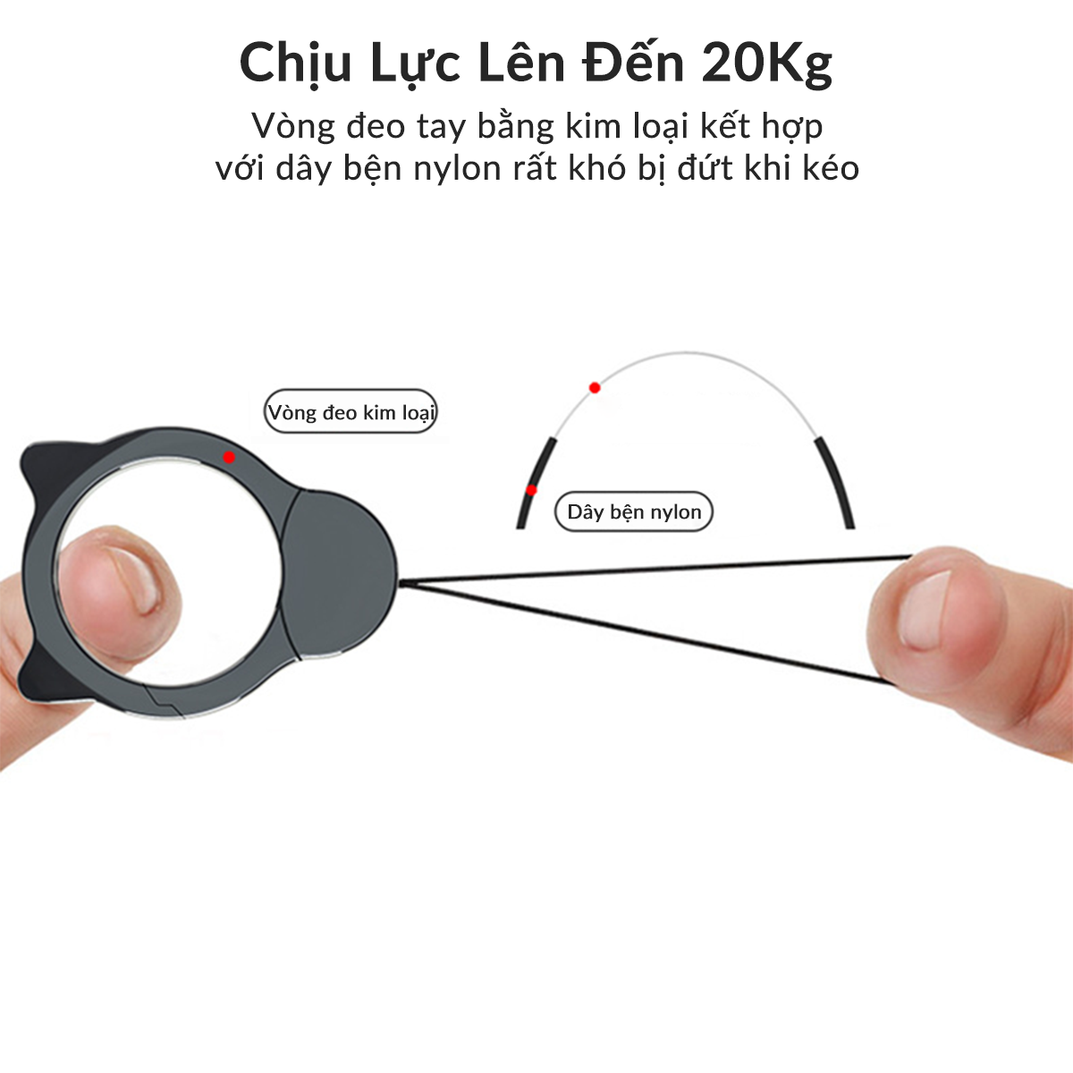 Móc khóa khóa mèo đen tiện dụng chống thất lạc cho chìa khóa điện — ảnh 8