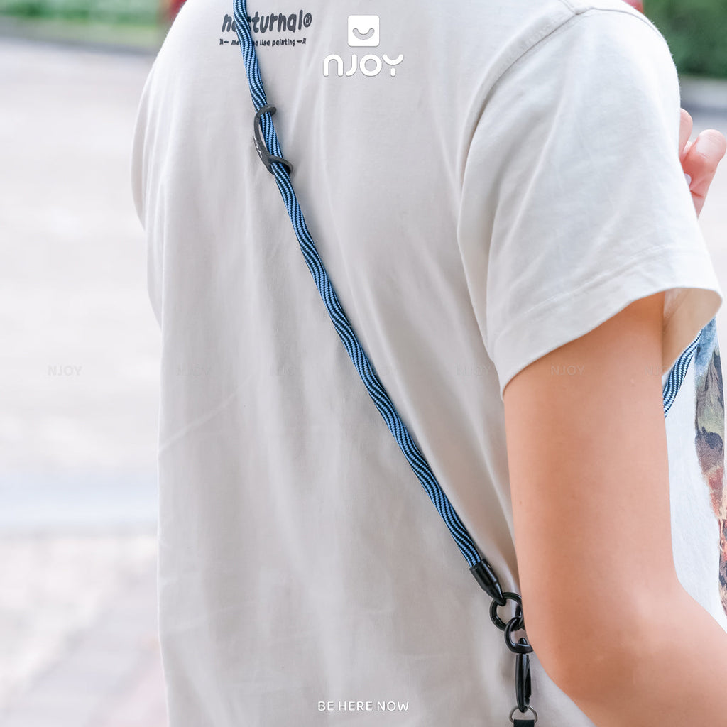 Bộ dây đeo điện thoại nylon siêu bền kèm tag treo và móc khóa dài 60cm — ảnh 9