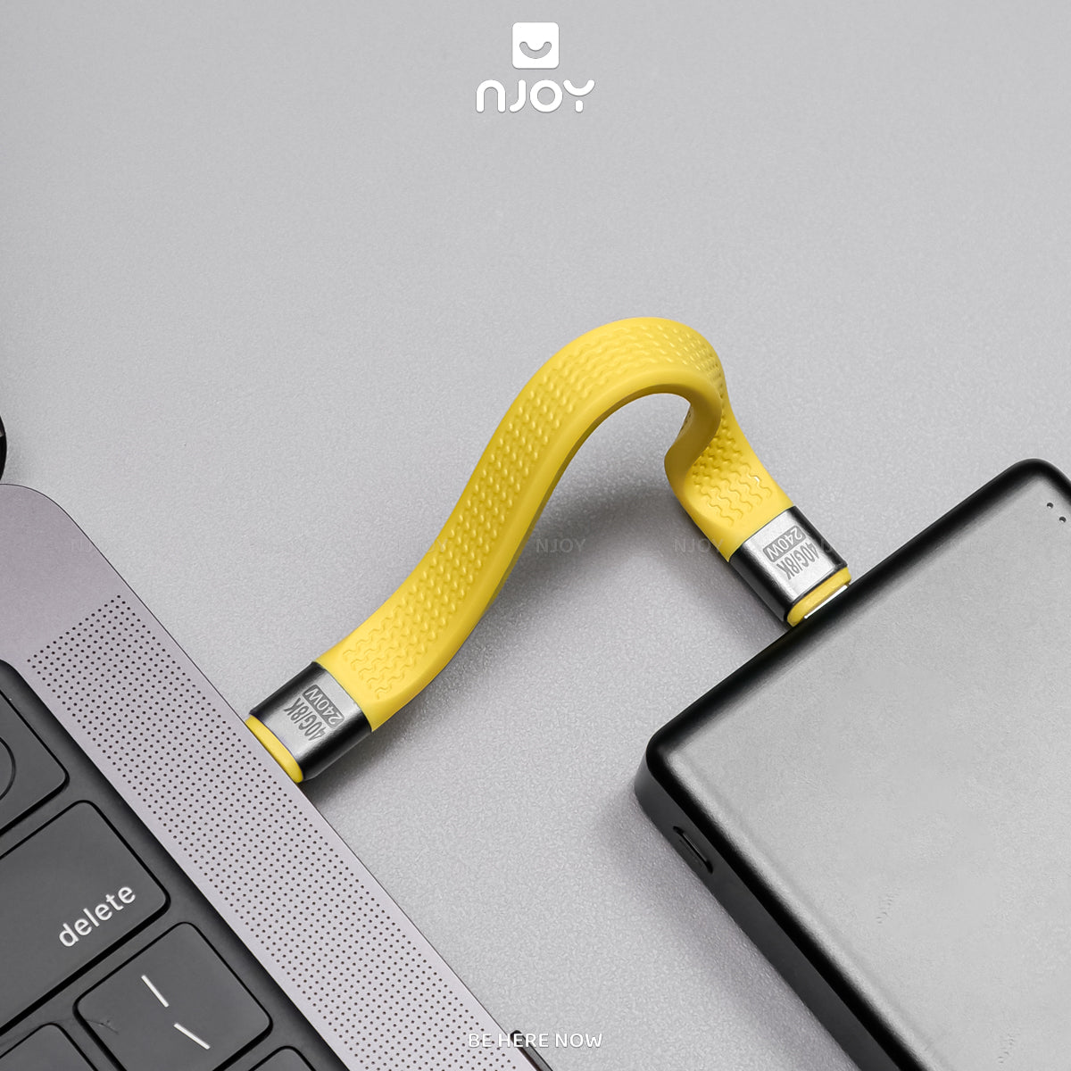 Cáp ngắn c to c 240W chip e-mark 13cm chuẩn USB 4.0 hỗ trợ xuất video — ảnh 2