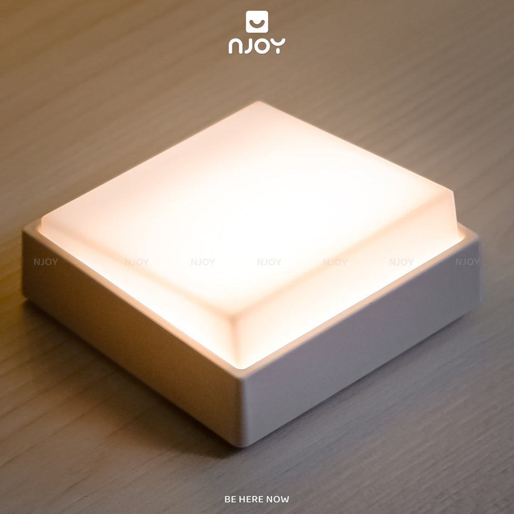 Đèn ngủ decor tối giản để bàn hẹn giờ điều chỉnh sáng kèm miếng dán — ảnh 5