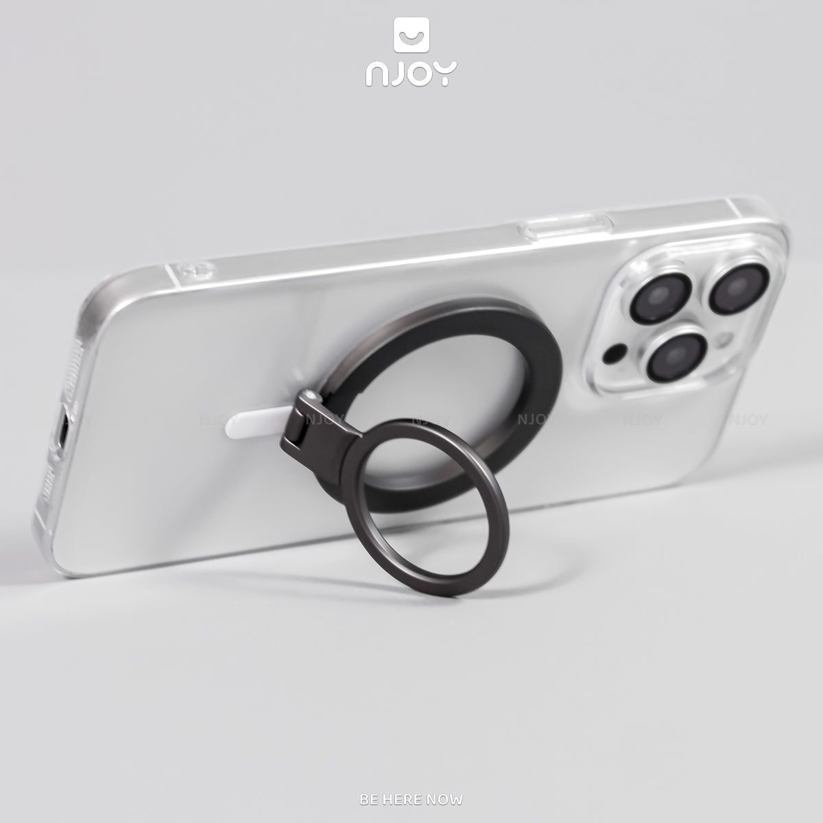 Giá đỡ điện thoại MagSafe siêu mỏng xoay 360 độ iPhone Samsung máy — ảnh 2