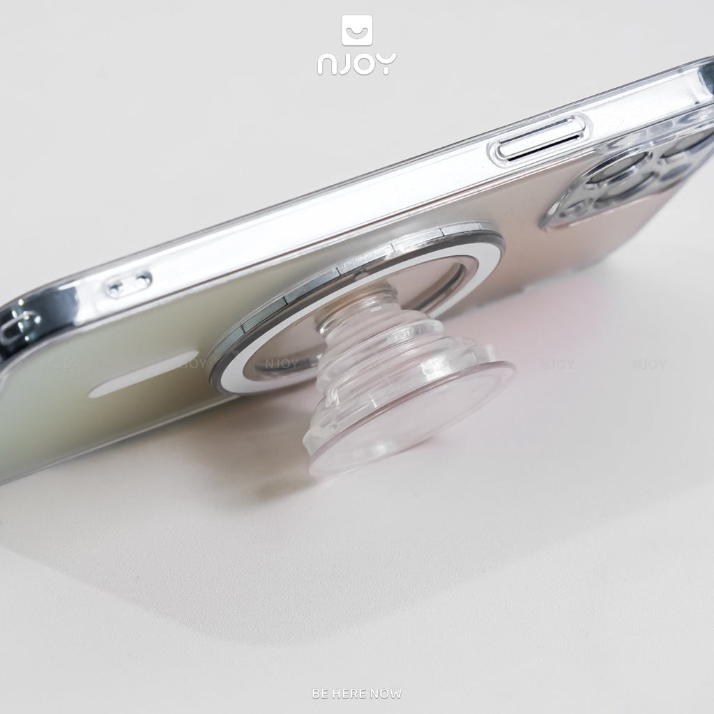 Giá đỡ điện thoại PopSocket MagSafe trong suốt — ảnh 6