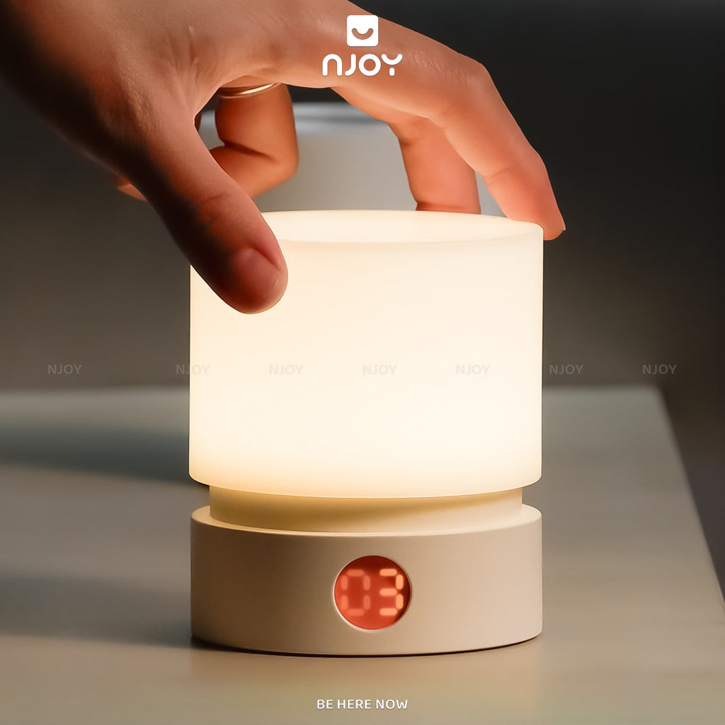 Đèn ngủ LED bảo vệ mắt điều chỉnh độ sáng hẹn giờ trang trí phòng ngủ