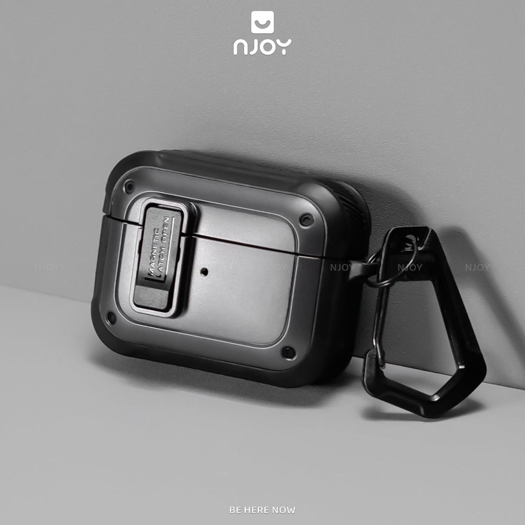 Ốp tai nghe AirPods Pro 3 2 4 cyberlock nút bấm — AirPods 4