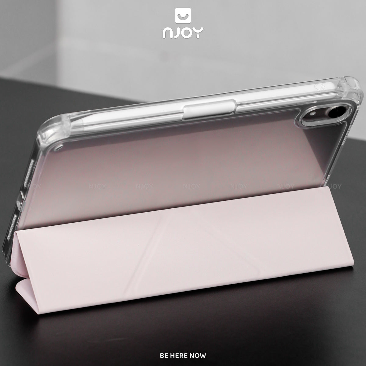 Bao da ốp lưng iPad trong suốt chống sốc mặt lưng gấp — iPad Air 13" — ảnh 8