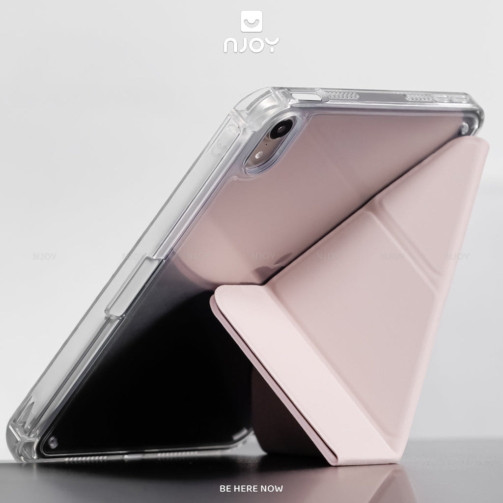 Bao da ốp lưng iPad trong suốt chống sốc mặt lưng gấp — iPad Air 13"