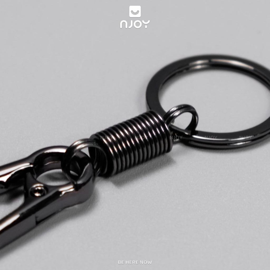 Móc khóa hợp kim kẽm nhỏ gọn tối giản sang trọng cho chìa khóa USB — ảnh 7