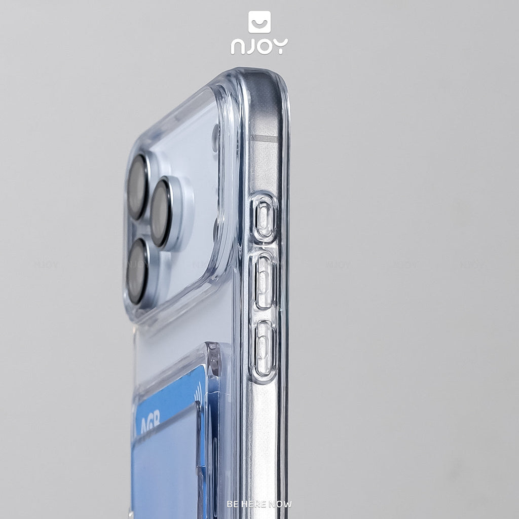 Ốp lưng trong suốt đựng thẻ bảo vệ camera chống sốc — iPhone 14 Pro — ảnh 4