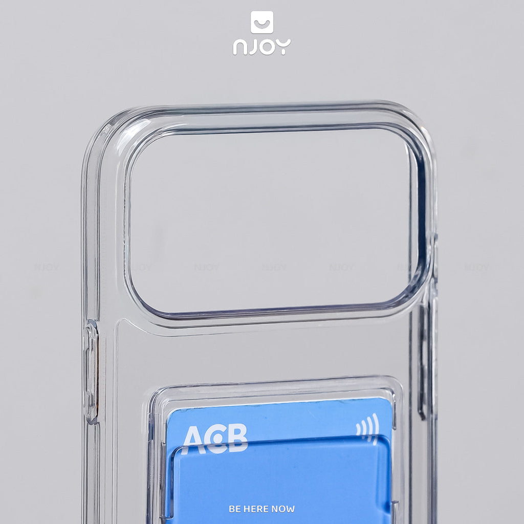 Ốp lưng trong suốt đựng thẻ bảo vệ camera chống sốc — iPhone 14 Pro — ảnh 3