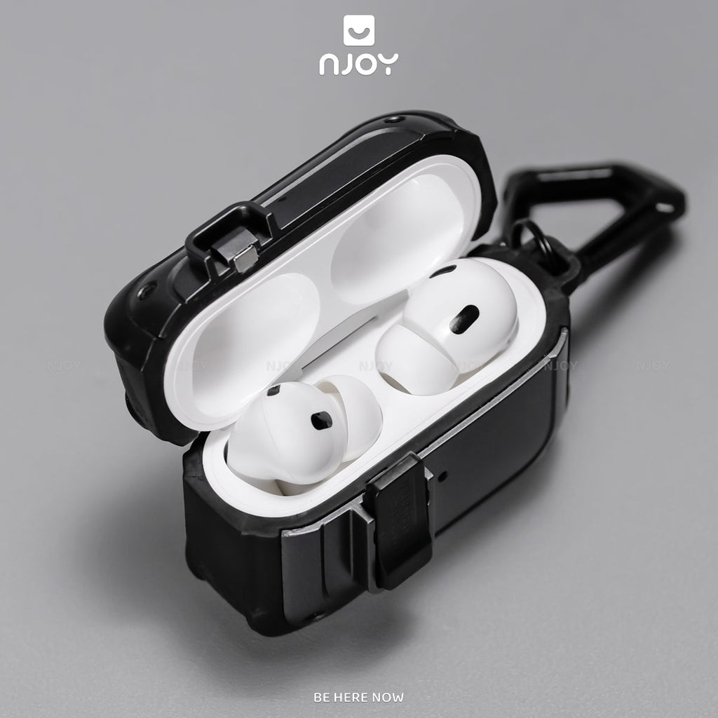 Ốp tai nghe AirPods Pro 3 2 4 cyberlock nút bấm — AirPods 4 — ảnh 8