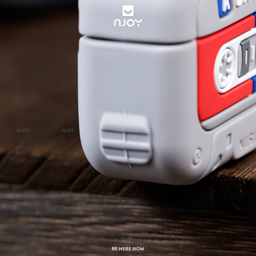 Ốp in hình máy nghe nhạc cassette cổ điển retro kèm dây — AirPods 4 — ảnh 8