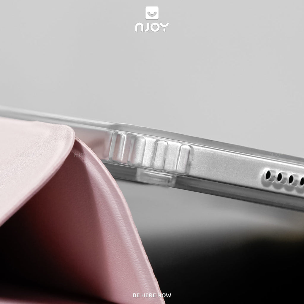 Bao da ốp lưng iPad trong suốt chống sốc mặt lưng gấp — iPad Air 13" — ảnh 7