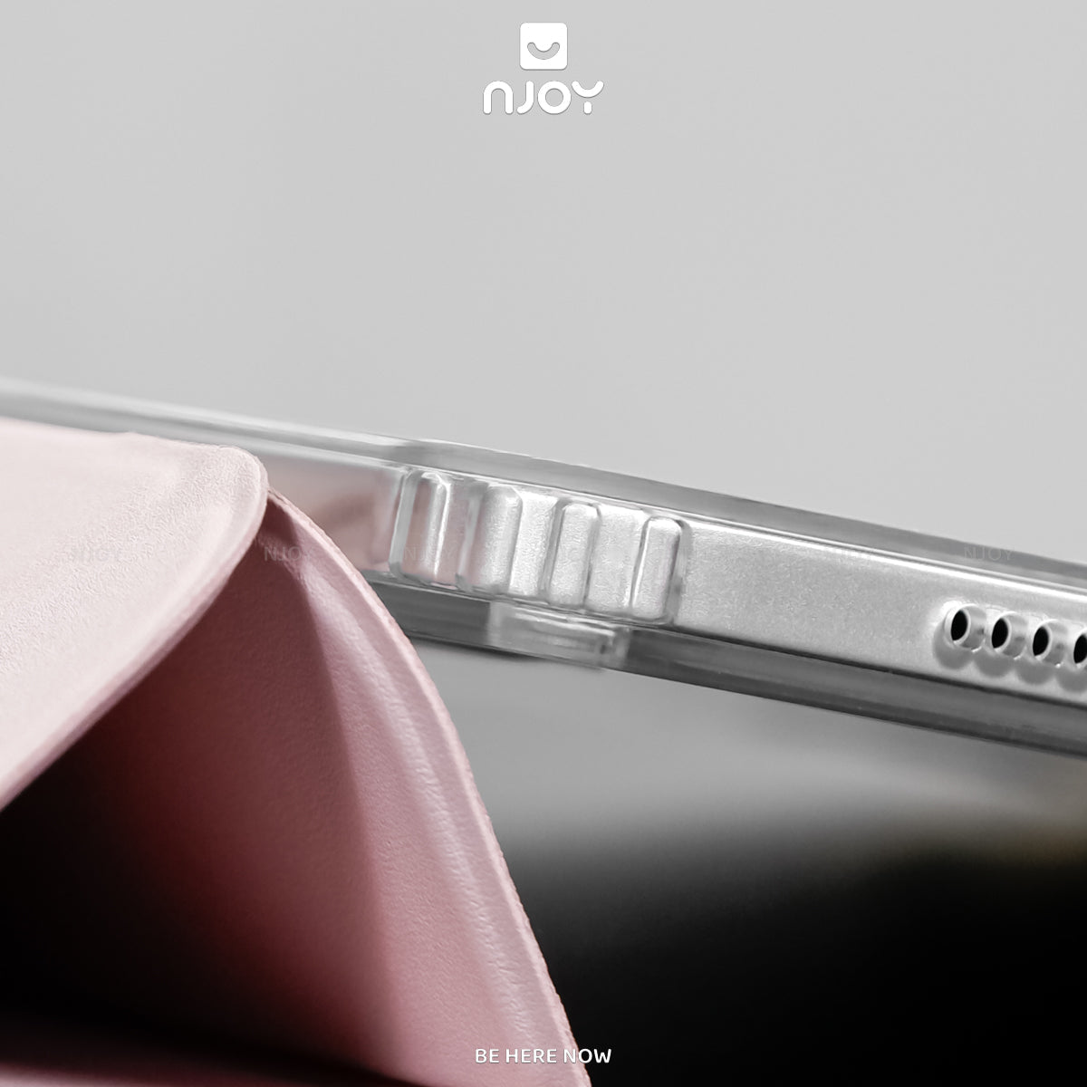 Bao da ốp lưng iPad trong suốt chống sốc mặt lưng gấp — iPad Air 13" — ảnh 7