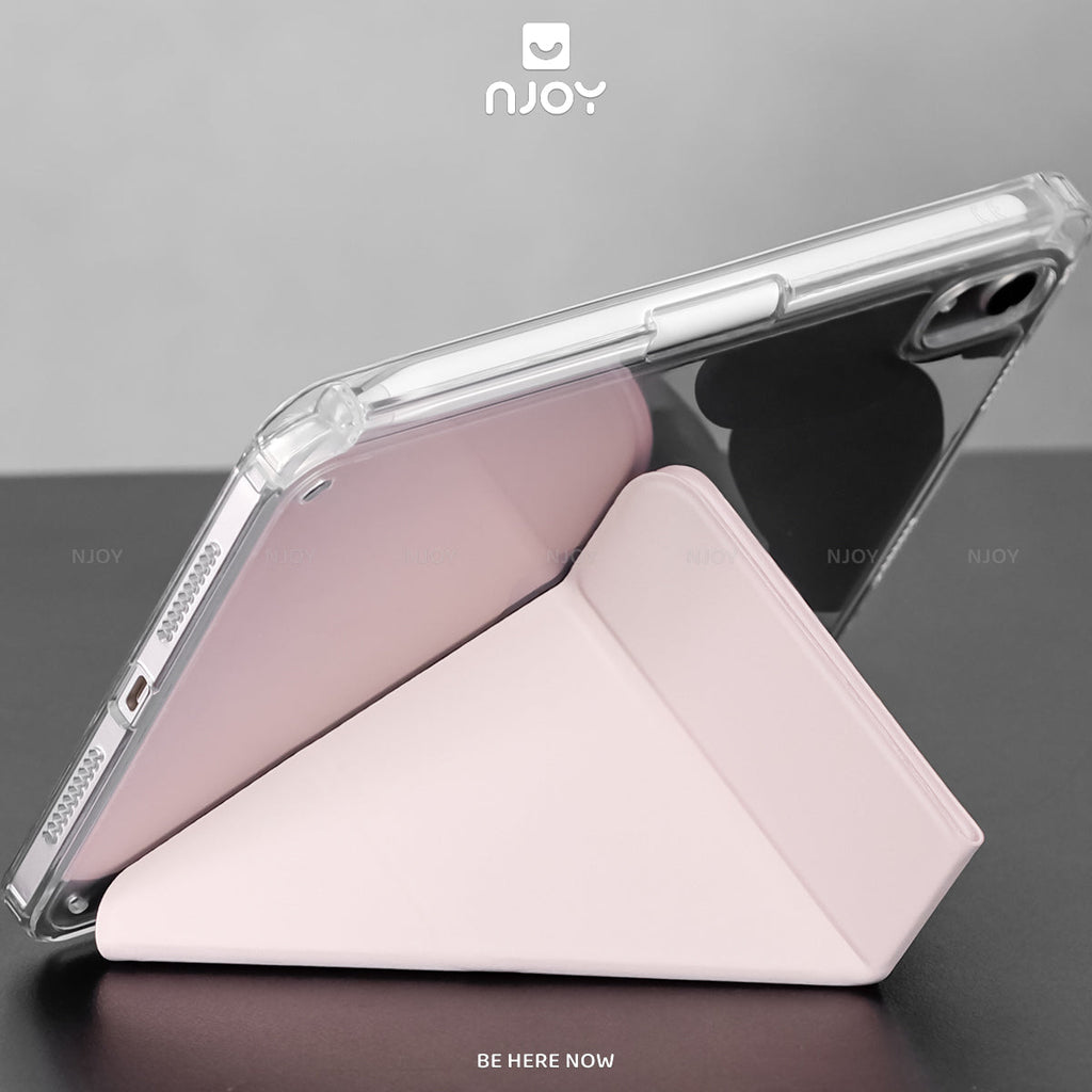 Bao da ốp lưng iPad trong suốt chống sốc mặt lưng gấp — iPad Air 13" — ảnh 4