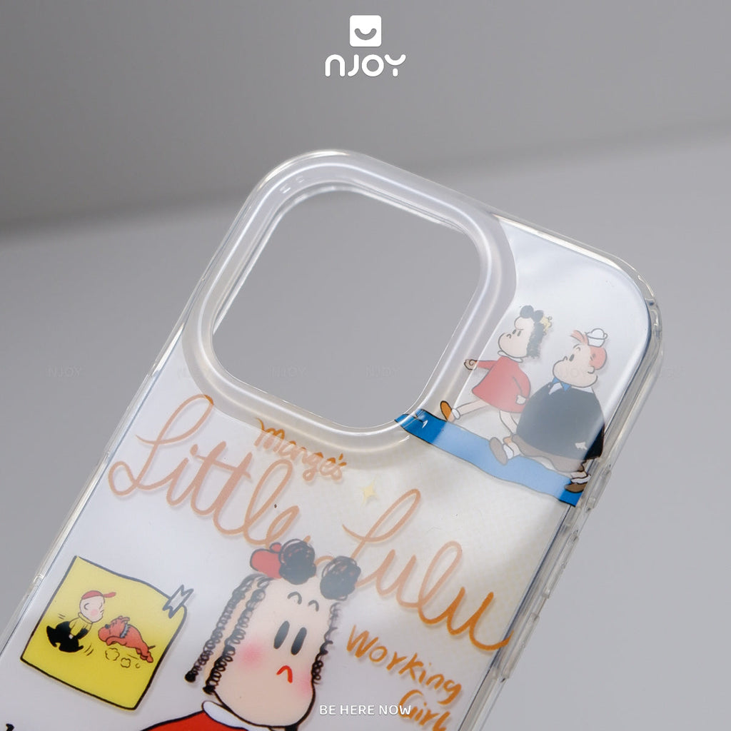 Ốp lưng in hình little lulu dễ thương chống sốc — iPhone 14 Pro — ảnh 3