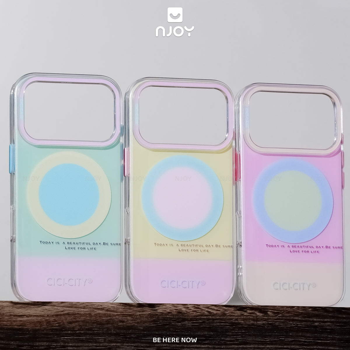 Ốp nhám chống bẩn màu pastel pop city chống sốc — iPhone 14 Pro