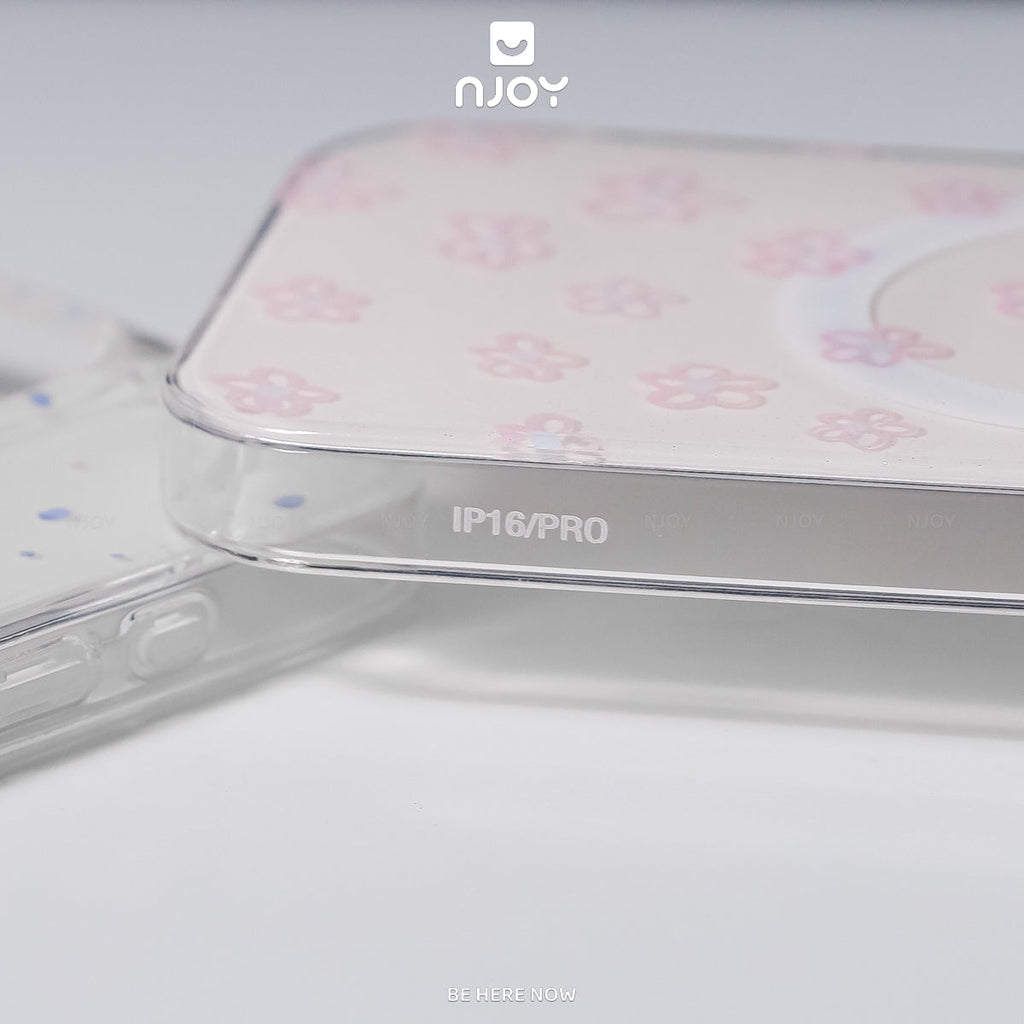 Ốp trong suốt hình in bông hoa dễ thương bảo vệ camera — iPhone 14 Pro — ảnh 3