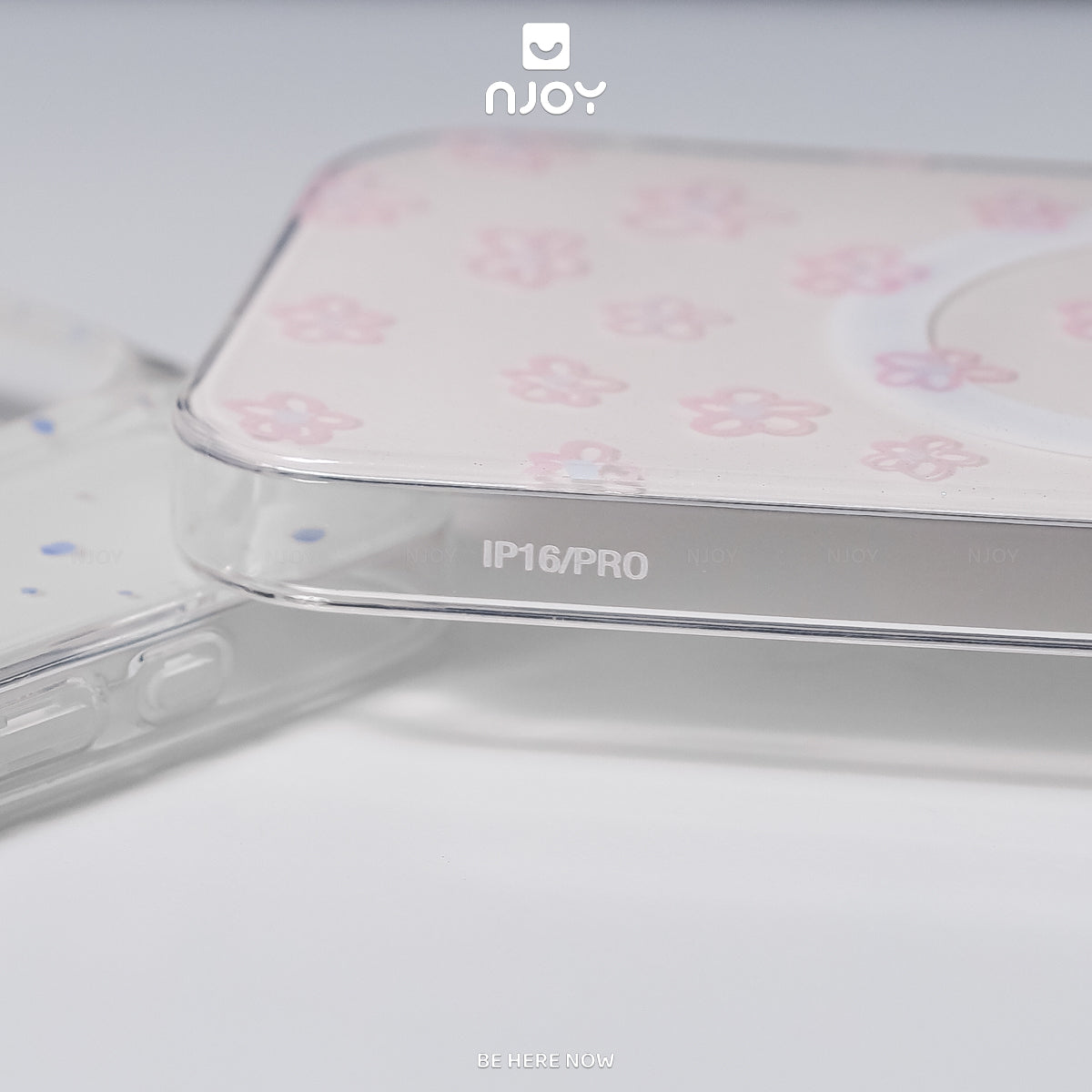 Ốp trong suốt hình in bông hoa dễ thương bảo vệ camera — iPhone 14 Pro — ảnh 3