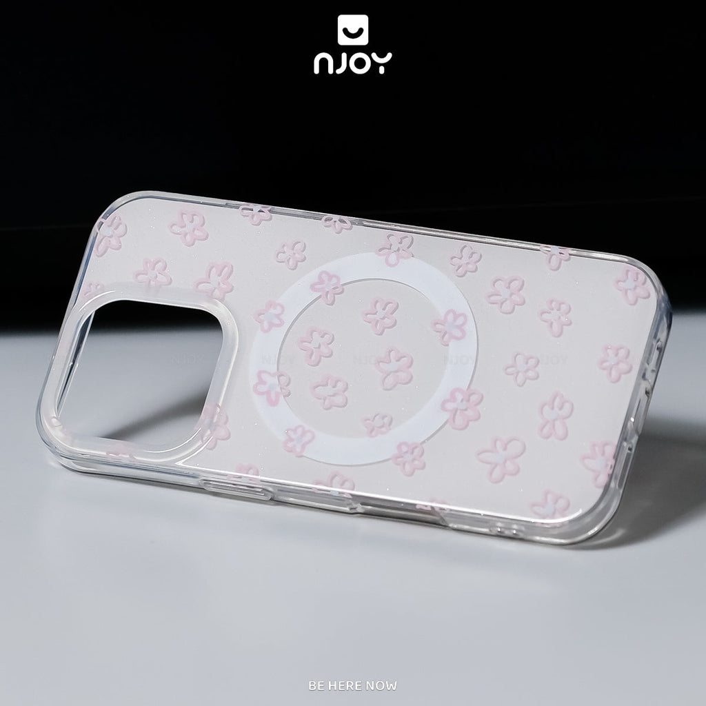 Ốp trong suốt hình in bông hoa dễ thương bảo vệ camera — iPhone 14 Pro — ảnh 6