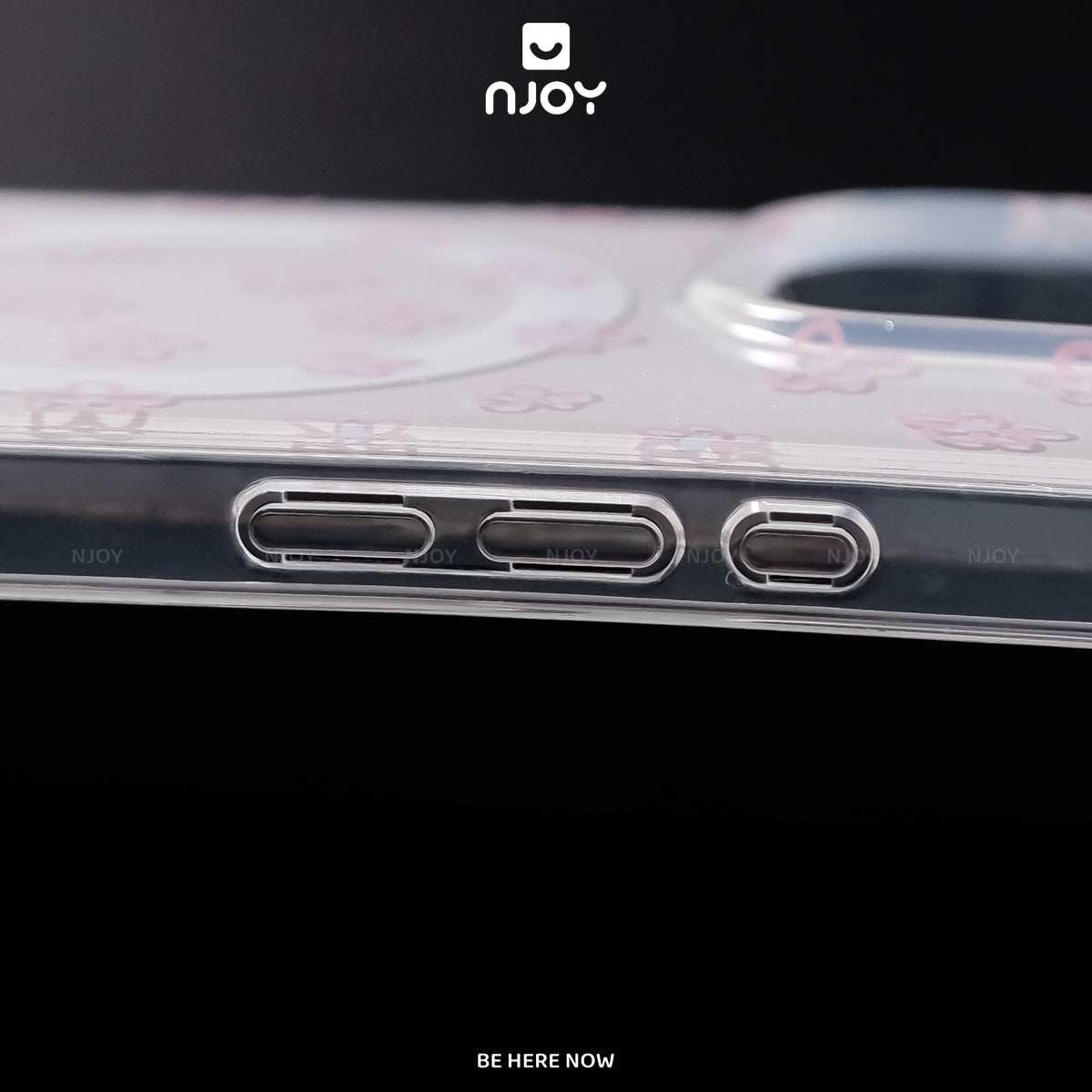 Ốp trong suốt hình in bông hoa dễ thương bảo vệ camera — iPhone 14 Pro — ảnh 2