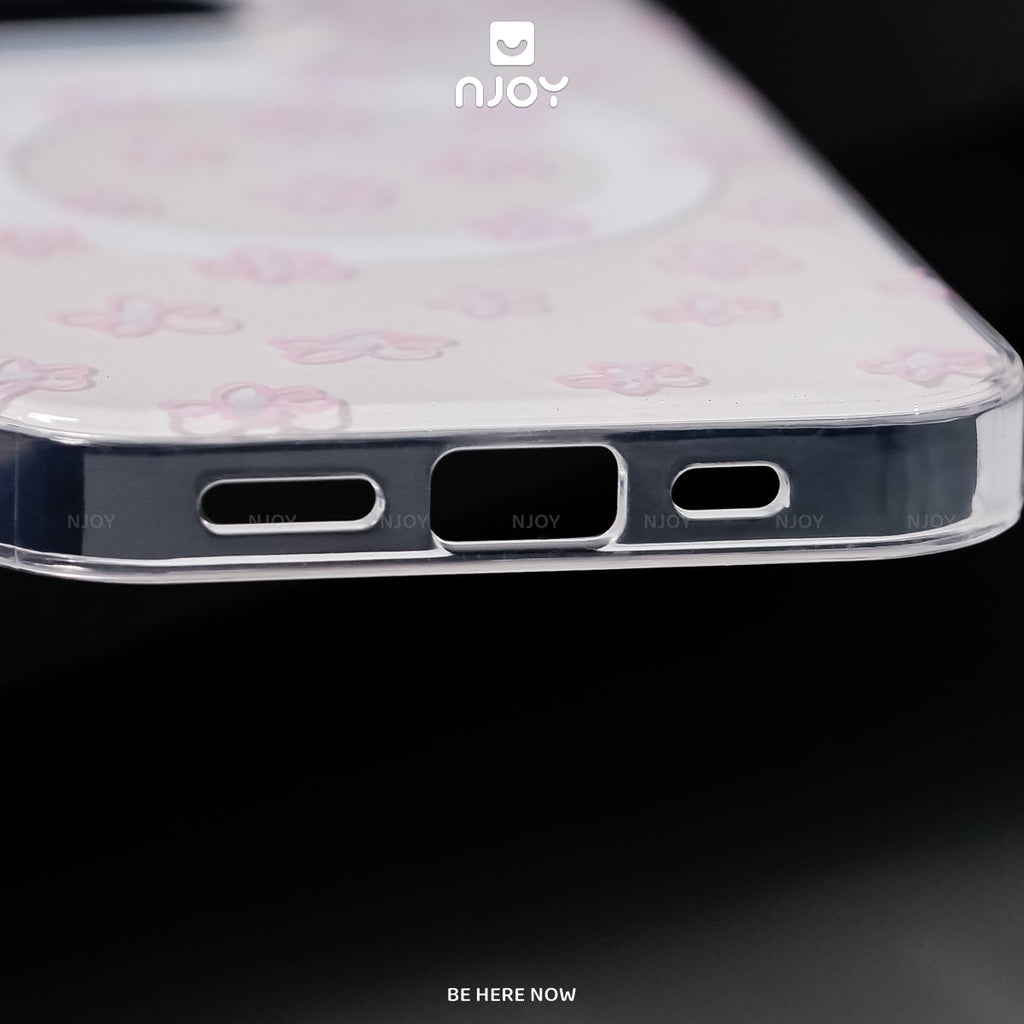 Ốp trong suốt hình in bông hoa dễ thương bảo vệ camera — iPhone 14 Pro — ảnh 4