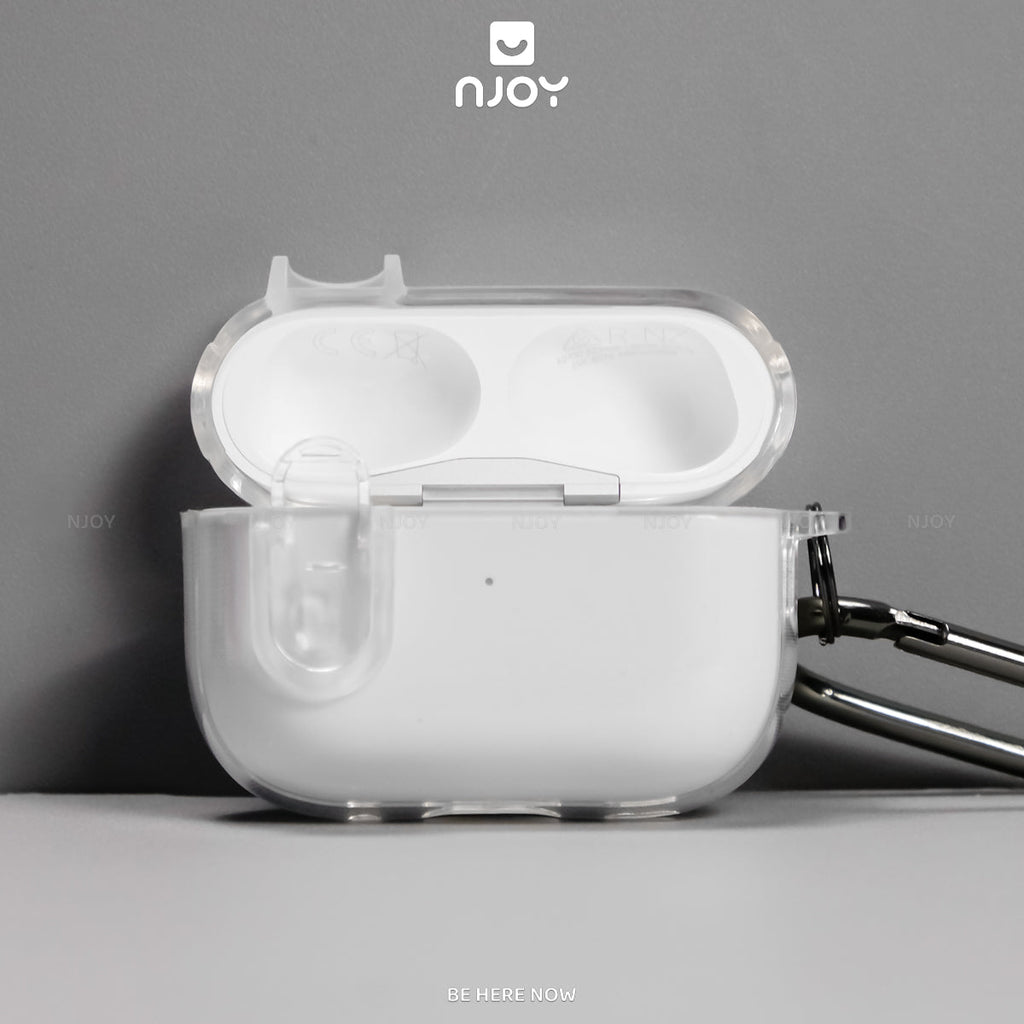 Ốp trong suốt nút bấm mở khoá an toàn chống sốc — AirPods 4 — ảnh 7