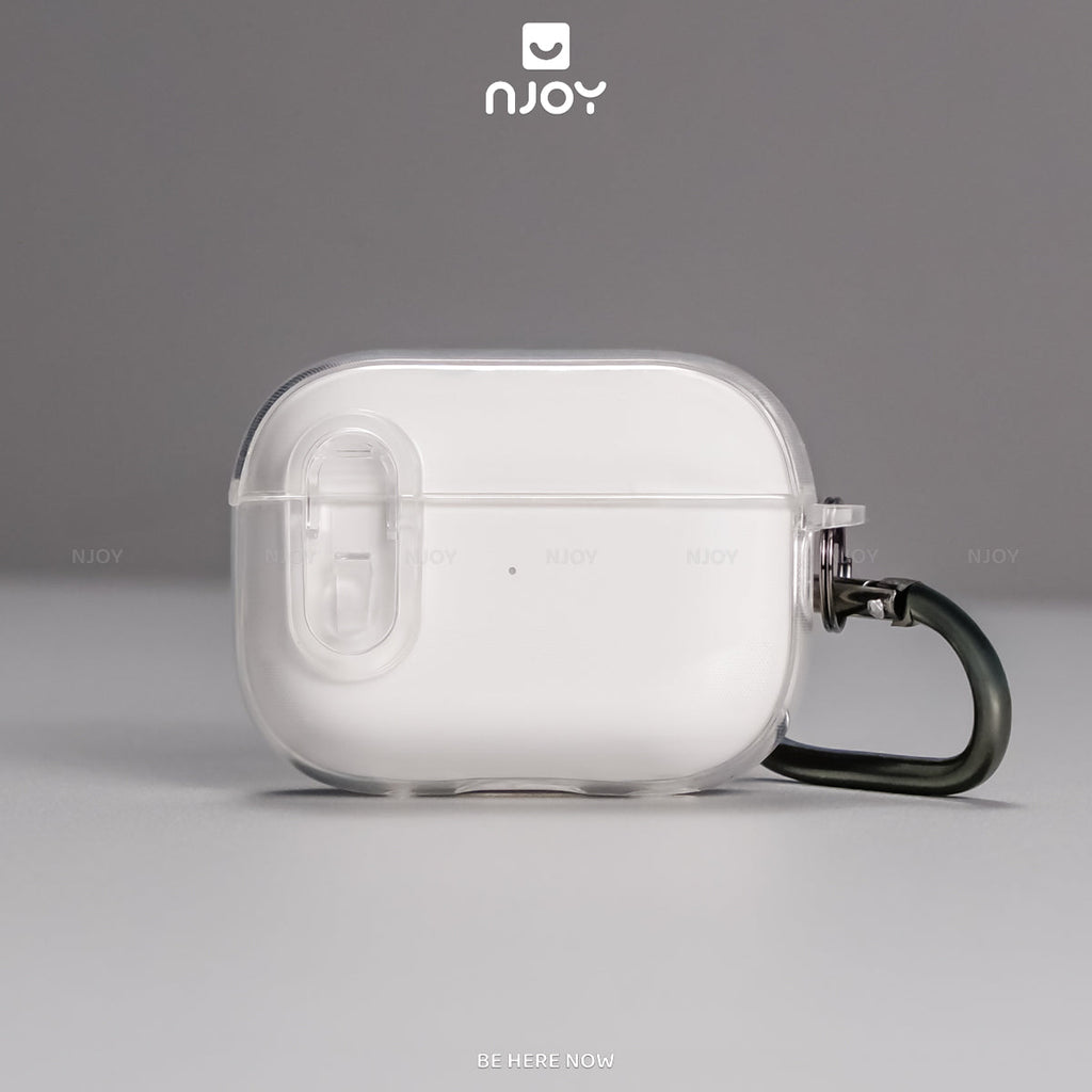 Ốp trong suốt nút bấm mở khoá an toàn chống sốc — AirPods 4 — ảnh 5