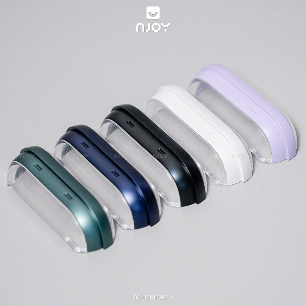 Ốp trong suốt khóa cài viền màu hỗ trợ sạc không dây — AirPods 4 — ảnh 9