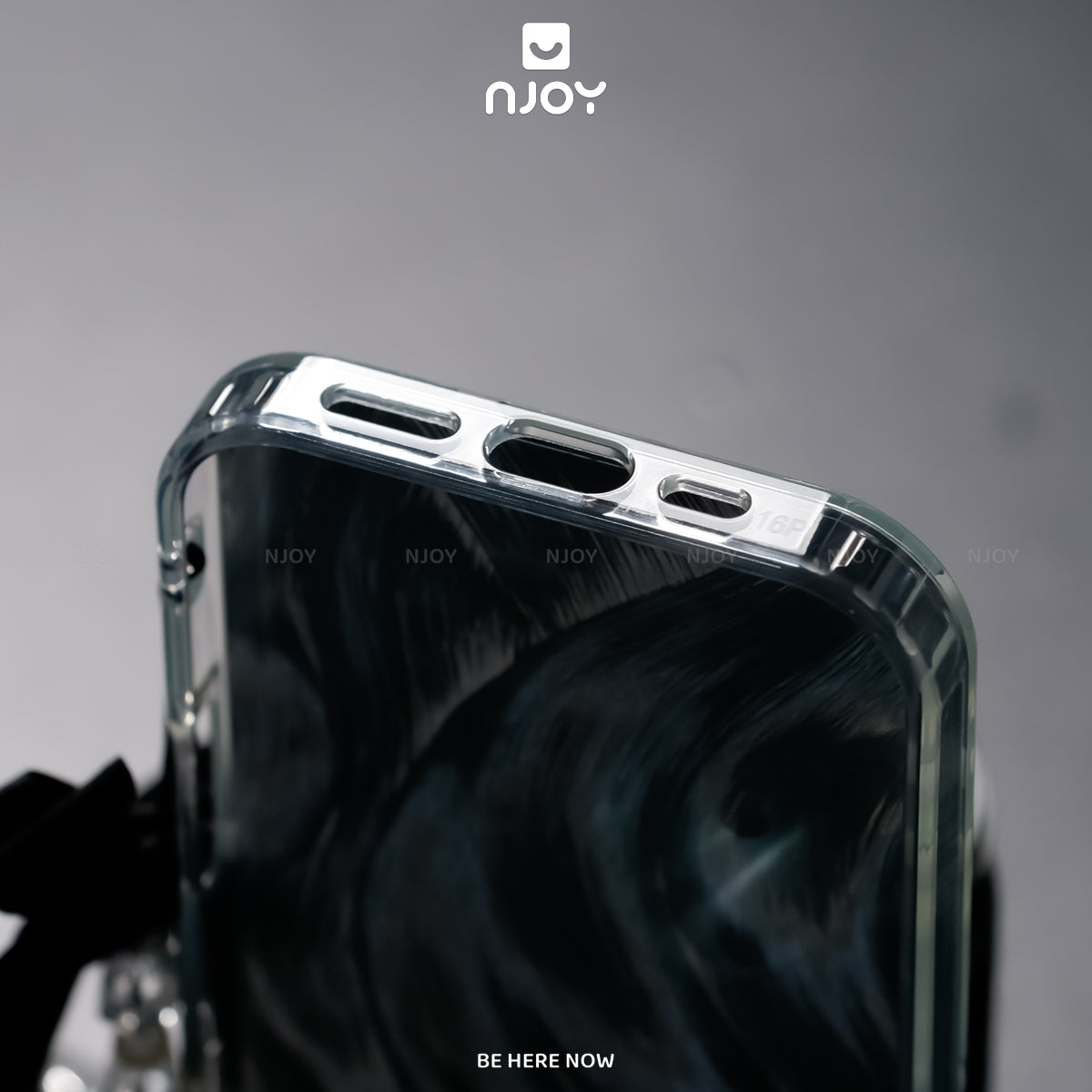 Ốp lưng chấm bi tráng gương kèm dây đeo sang trọng — iPhone 14 Pro — ảnh 3