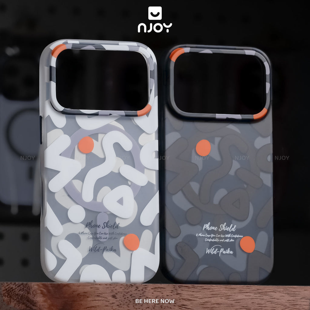Ốp lưng nhám MagSafe chống vân tay họa tiết graffiti — iPhone 14 Pro — ảnh 7