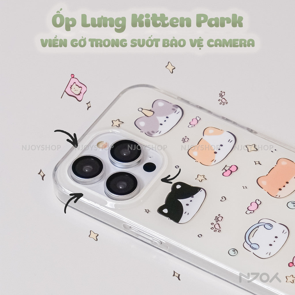 Ốp lưng in hình mèo dễ thương silicon dẻo — iPhone 14 Pro — ảnh 3