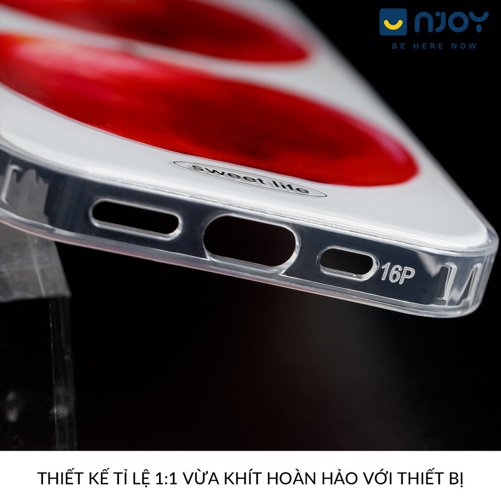 Ốp lưng in hình táo art sweet life có túi khí — iPhone 14 Pro — ảnh 2