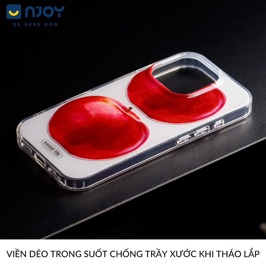 Ốp lưng in hình táo art sweet life có túi khí — iPhone 14 Pro — ảnh 6