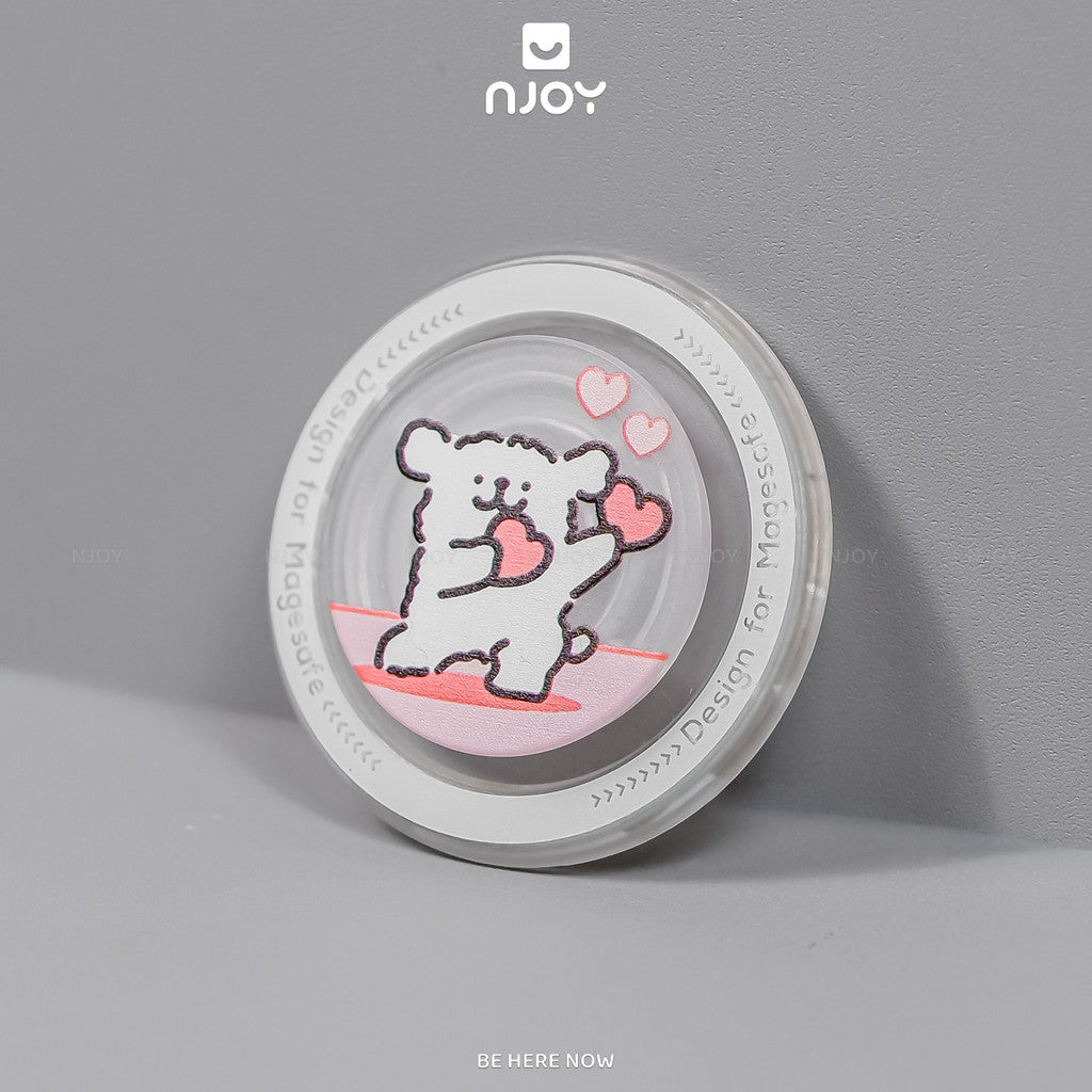 Giá đỡ điện thoại PopSocket in hình gấu dễ thương hít từ tính — ảnh 14