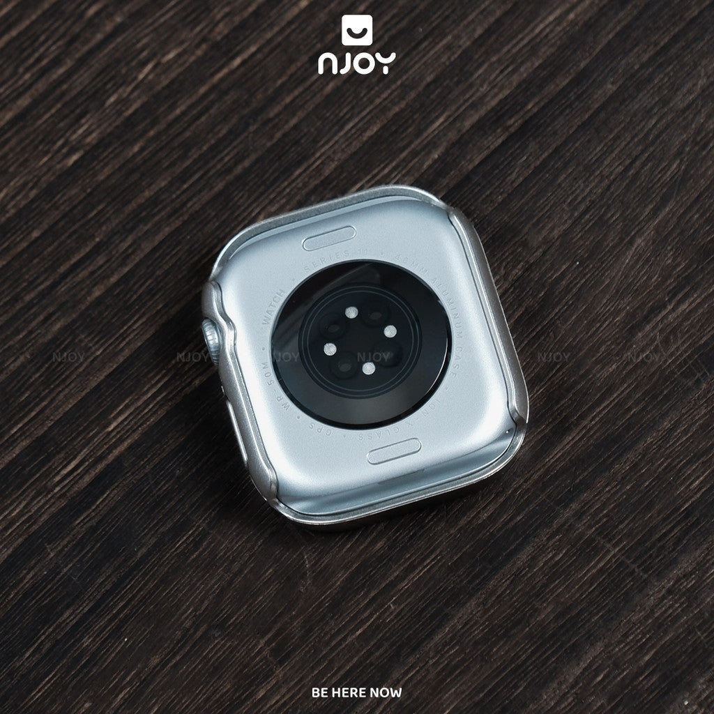 Ốp viền màu chống vân có kính cường lực — Apple Watch 45mm — ảnh 6