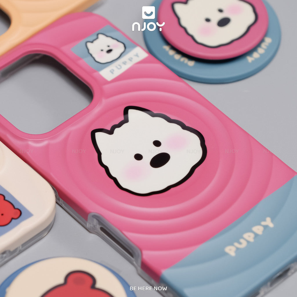 Ốp lưng in hình hiệu ứng giọt nước 3D chó mèo pet zoo — iPhone 13 — ảnh 7