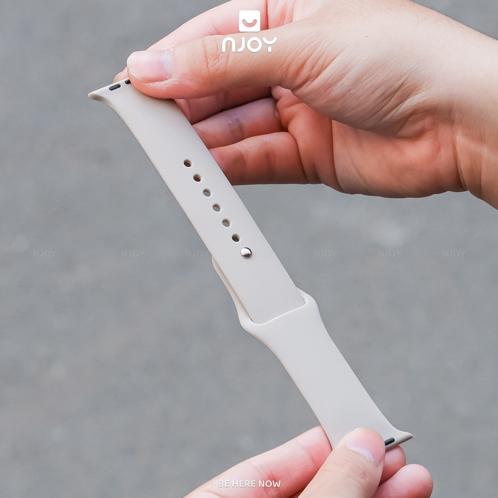 Dây đeo cao su silicon chống bẩn basic — Apple Watch 45mm — ảnh 15