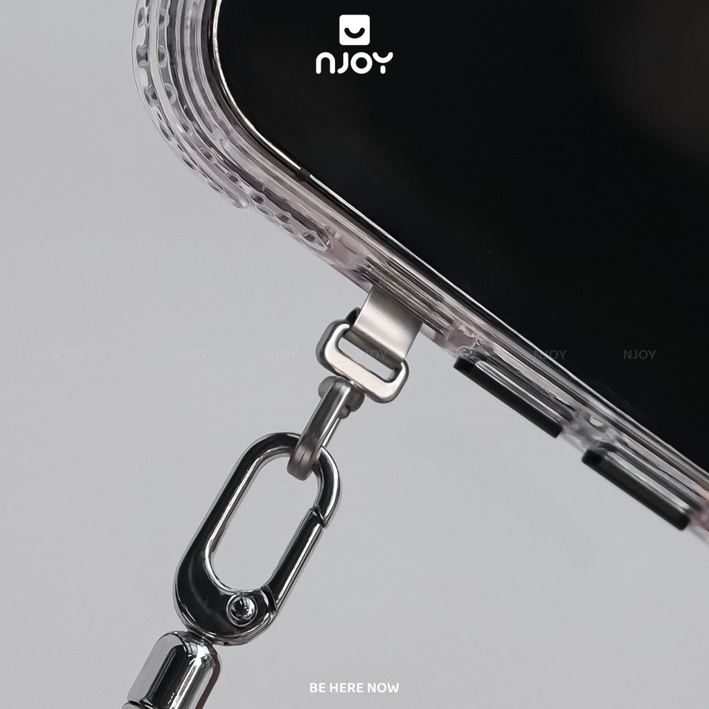 Tag hợp kim mỏng siêu nhỏ gọn xoay 360 độ hỗ trợ gắn cho dây đeo điện — ảnh 7