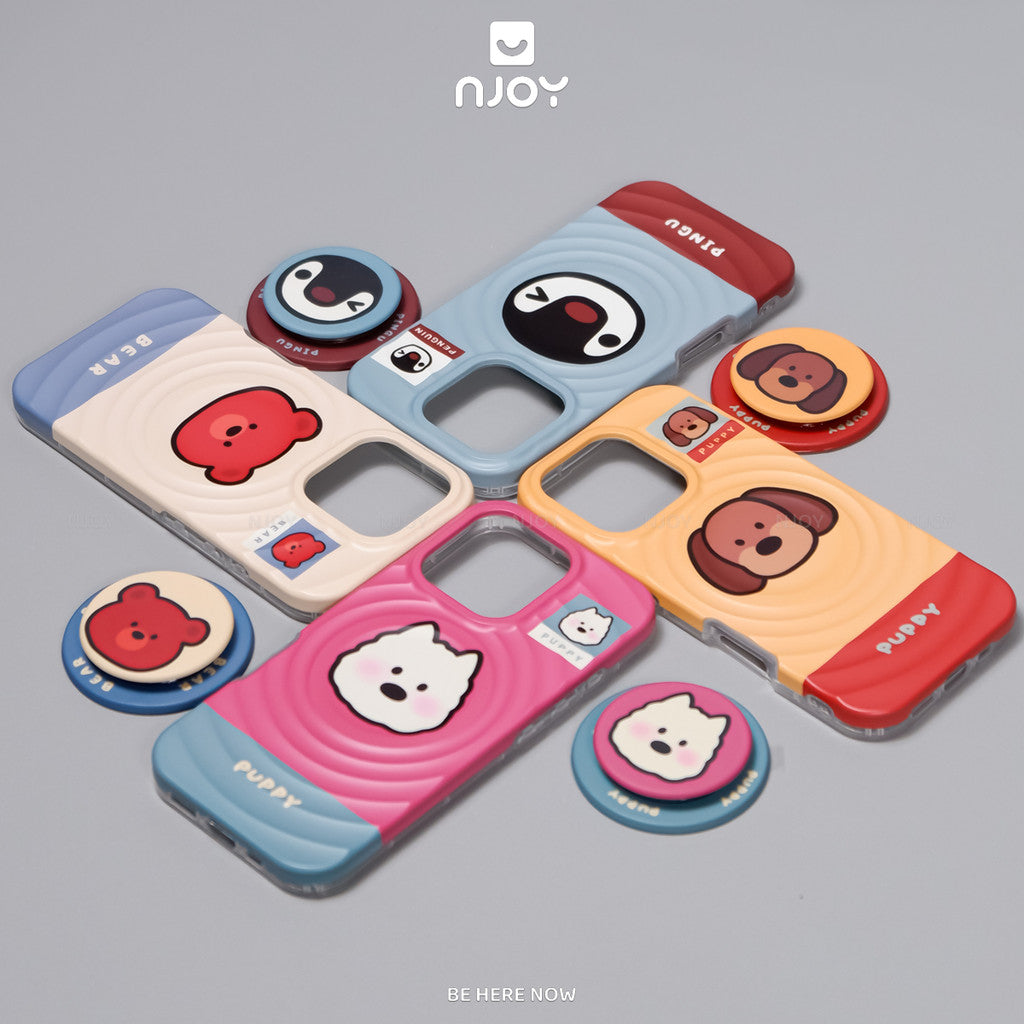 Ốp lưng in hình hiệu ứng giọt nước 3D chó mèo pet zoo — iPhone 13 — ảnh 9