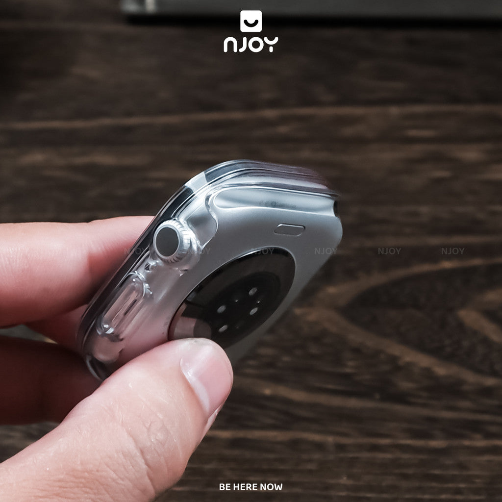 Ốp kính cường lực trong suốt bảo vệ màn — Apple Watch 45mm — ảnh 2
