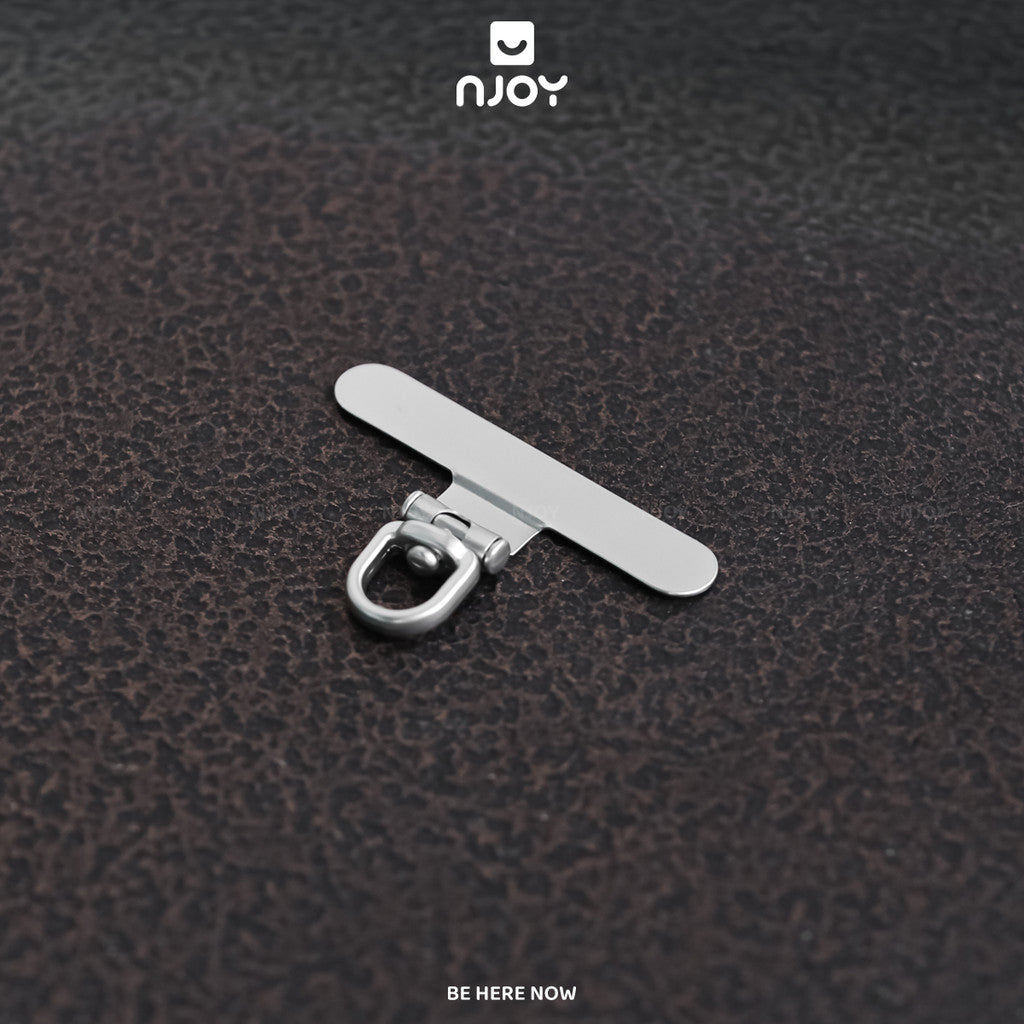 Tag hợp kim mỏng siêu nhỏ gọn xoay 360 độ hỗ trợ gắn cho dây đeo điện — ảnh 10