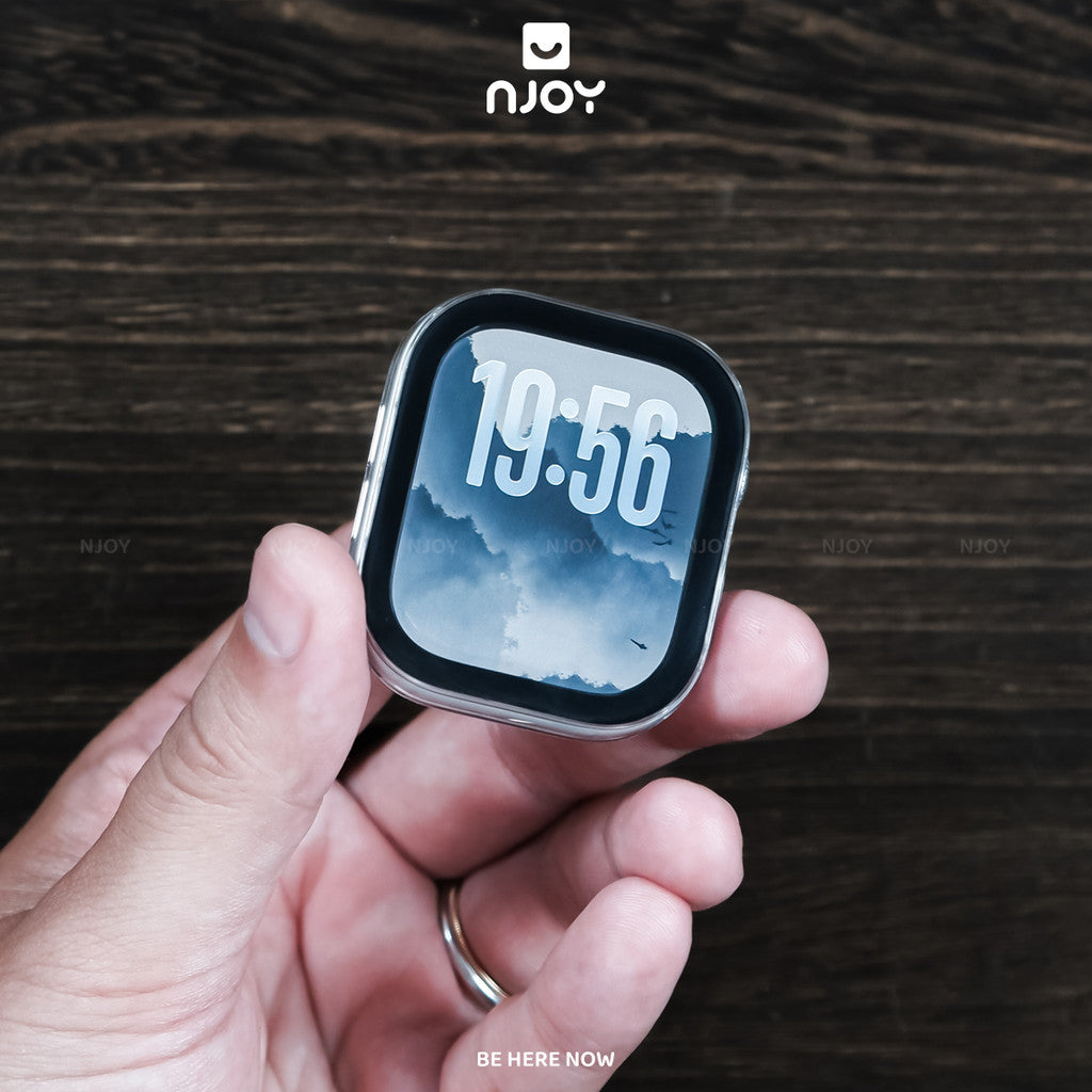 Ốp kính cường lực trong suốt bảo vệ màn — Apple Watch 45mm — ảnh 5