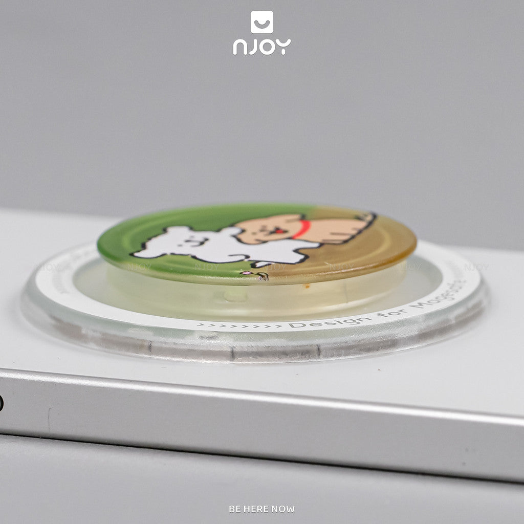 Giá đỡ điện thoại PopSocket in hình gấu dễ thương hít từ tính — ảnh 8