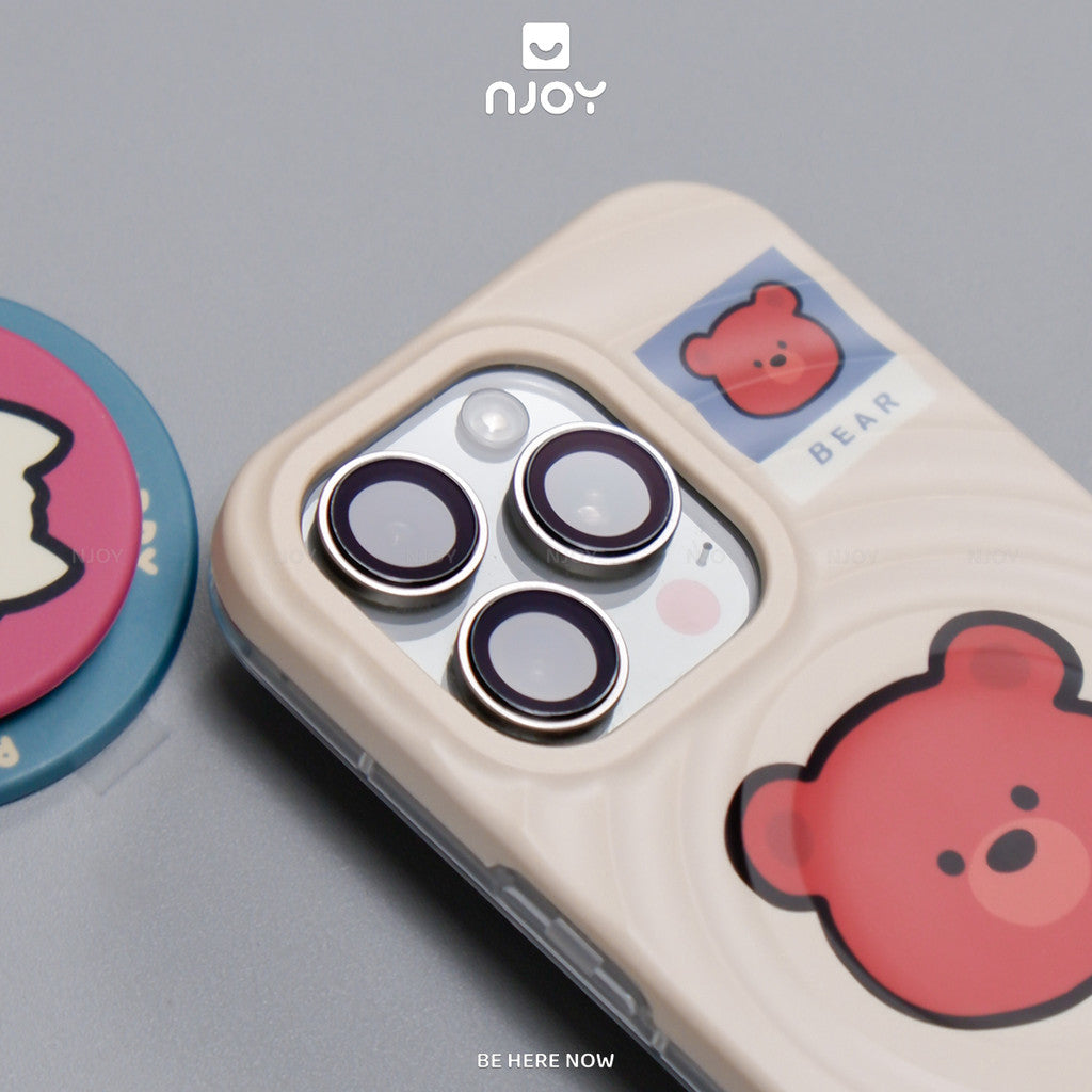 Ốp lưng in hình hiệu ứng giọt nước 3D chó mèo pet zoo — iPhone 13 — ảnh 3