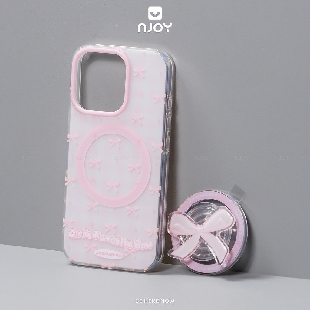 Ốp lưng in hình bowknot chiếc nơ kèm giá đỡ PopSocket — iPhone 14 Pro — ảnh 8